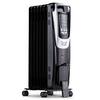 NewAir Portable1500-Watt Electric Oil-Filled Silent Radiator Heater with  Energy Efficient Operation Cover 150 sq. ft. - Black AH-450B - The Home  Depot
