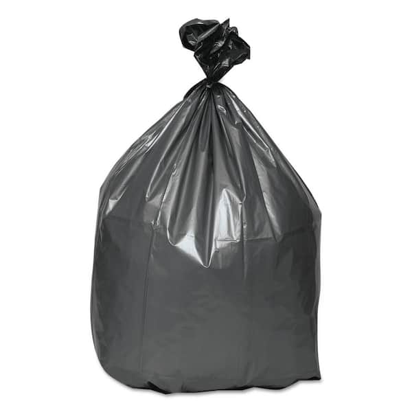 Platinum Plus 33 Gal. Gray Trash Bags, 1.35 mil, 33 in. x 40 in., 5