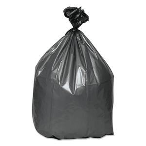 45 Gal. Gray Trash Bags, 1.55 mil, 39 in. x 46 in., 5 Rolls of 10 Bags, 50/Carton