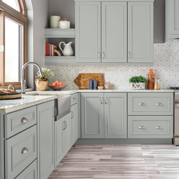 silver satin cabinets