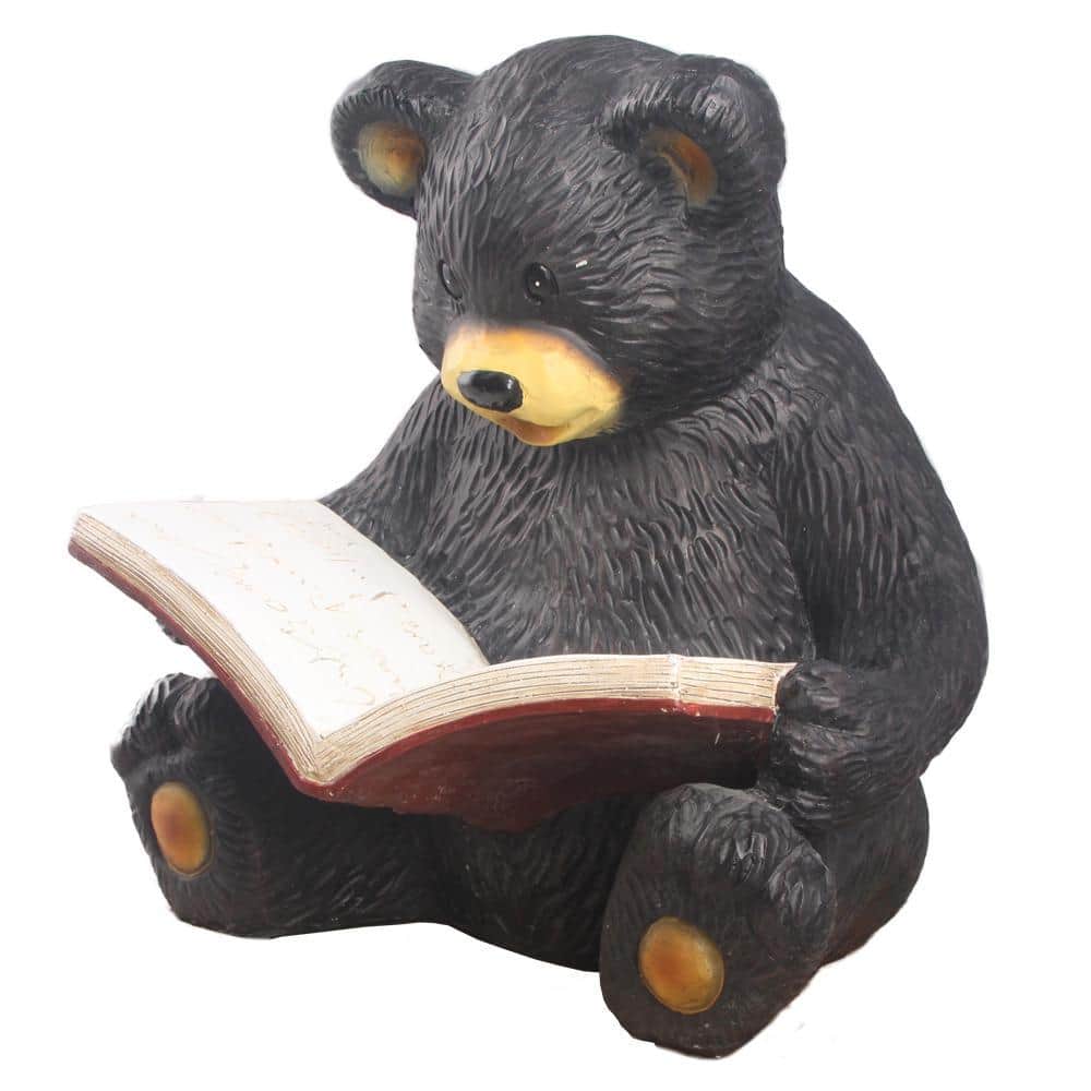 HI-LINE GIFT LTD. Bear Cub Reading A Book Statues 75619-L