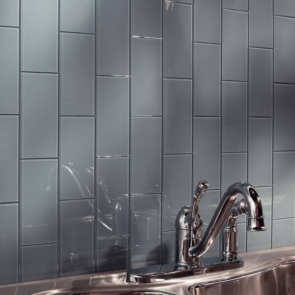 Peel and Stick 3x6 Metal Backsplash Tiles - Aspect