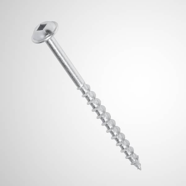 POWERTEC #2 x 2-1/2 in. Square Maxi-Loc Head Coarse Zinc-Plated