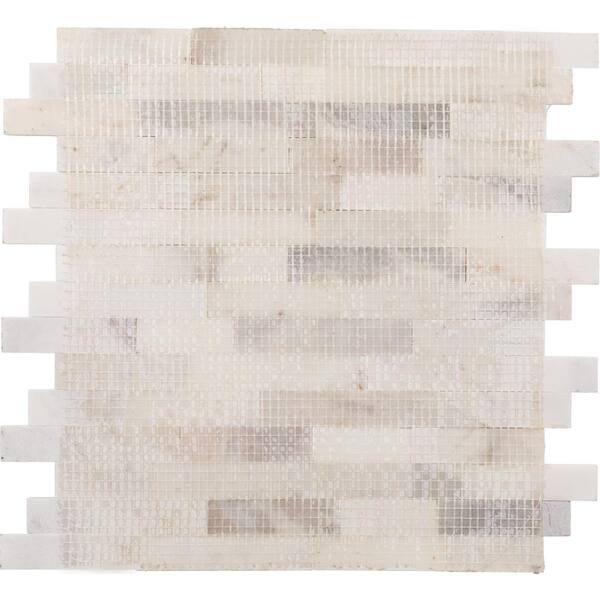 Daltile Xpress Mosaix Groutless Stormy Mist Mixed 12 in. x 13 in