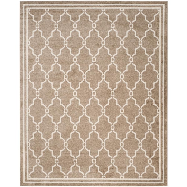 Amherst Wheat/Beige 11 ft. x 16 ft. Geometric Diamond Area Rug