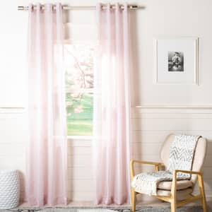 Pro Space Gradient Voile Semi Sheer Curtains with Grommet Top, 52 in. W x  84 in. L, Gray and White gradient, (1 Panel) SC5284GW - The Home Depot