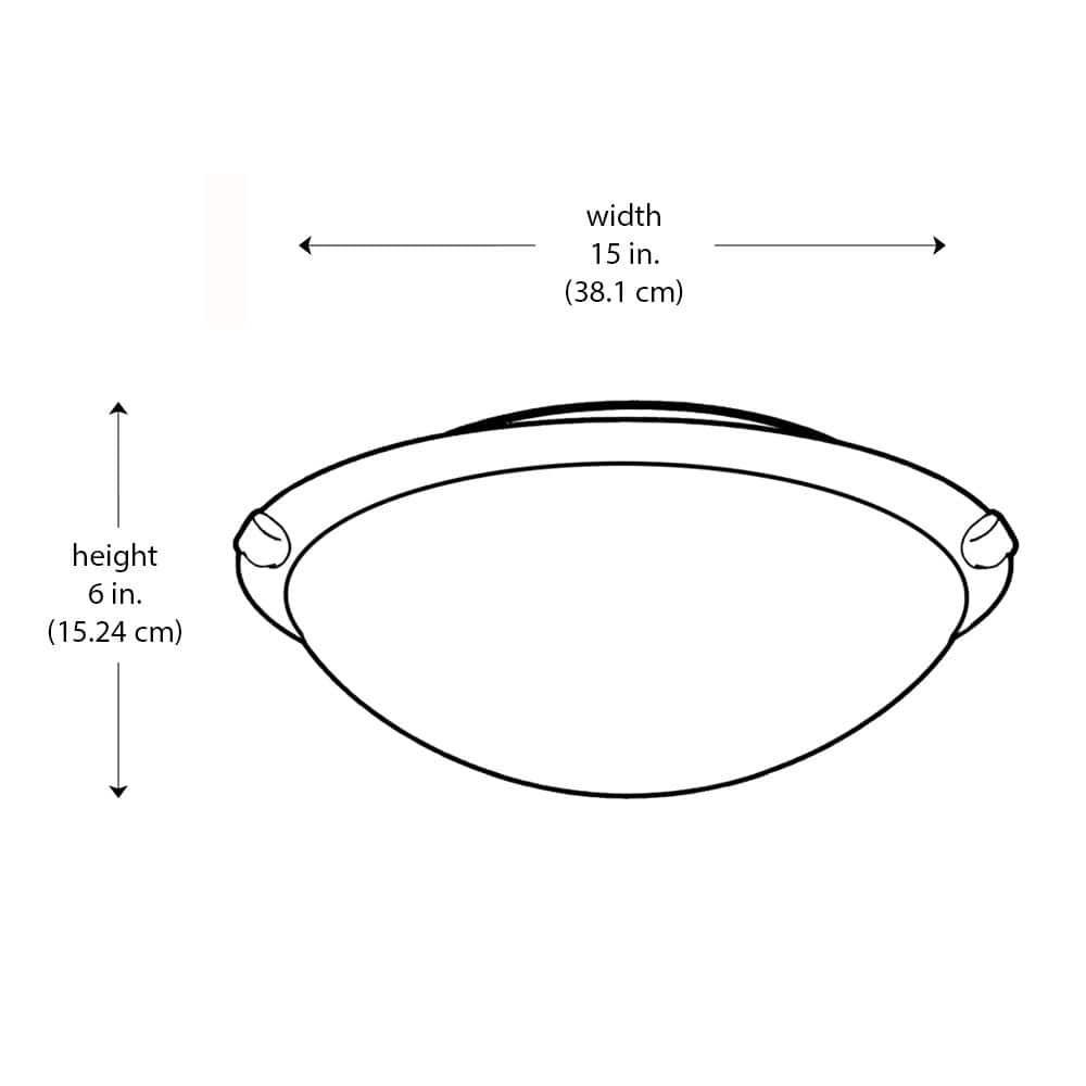Cracka 15" Brushed Nickel Contemporary Flush Mount with Marbleized Glass