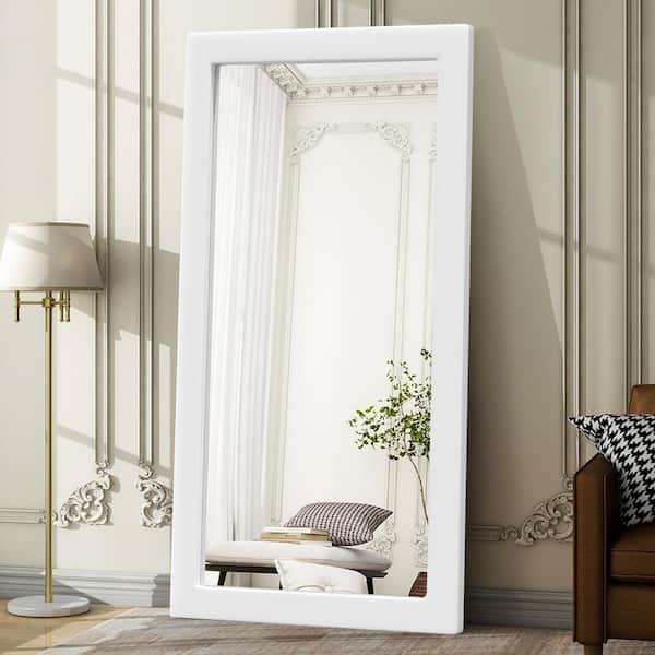 LuxHomez 32 in. W x 71 in. H Oversized Wood Frame Rectangular Wall