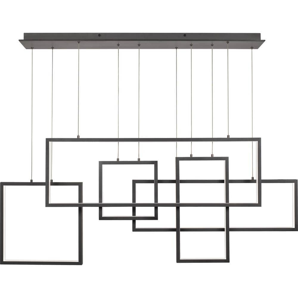 Western Bronze 57" Geometric LED Pendant Light