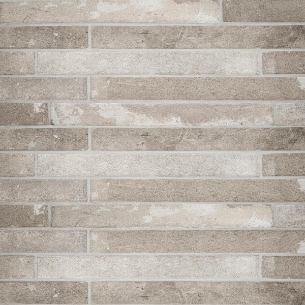MSI Capella Ivory Brick 2 in. x 18 in. Matte Porcelain Floor and Wall Tile (8 sq. ft./Case)