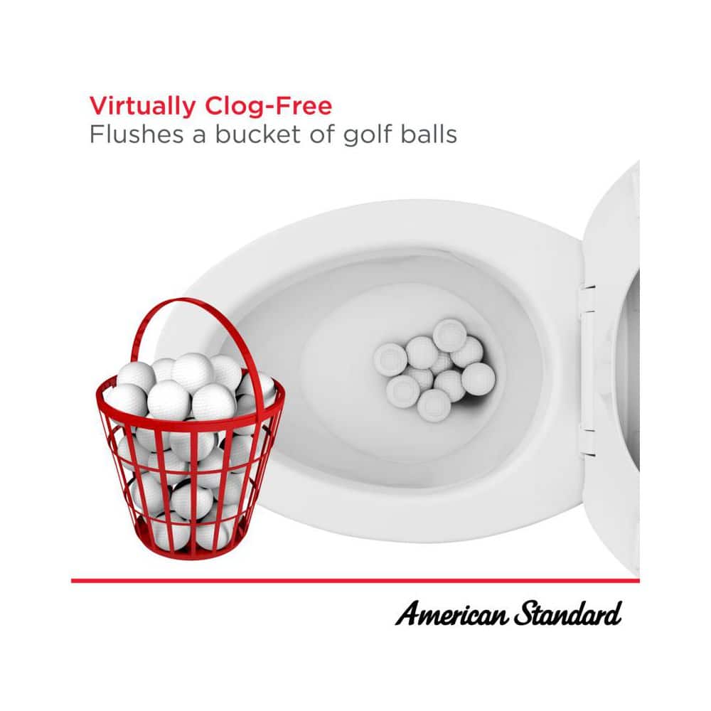 Champion Pro White Elongated High Efficiency Two-Piece Toilet