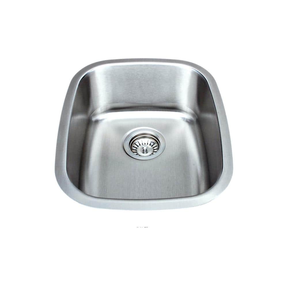 Craftsmen Series 15.25'' Brushed Stainless Steel Undermount Kitchen Sink