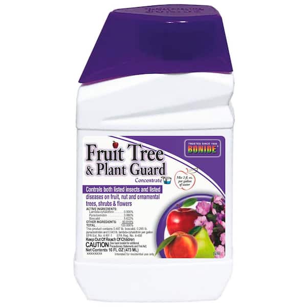 Bonide Fruit Tree and Plant Guard, 16 oz. Concentrate, Multi-Purpose Fungicide, Insecticide and Miticide for Home Gardening