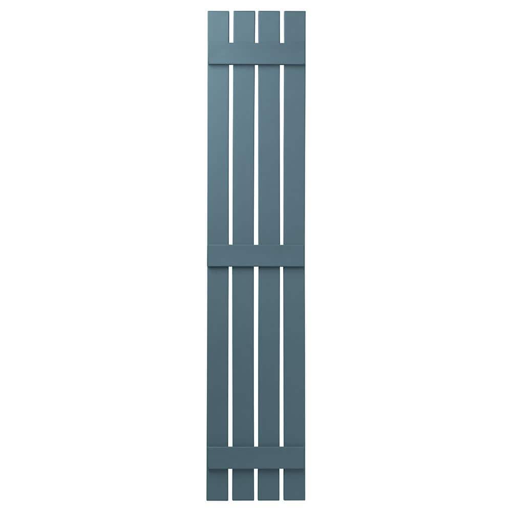 16 in. x 71 in. Polypropylene 4 Board Open Board and Batten Shutters Pair in Coastal Blue price history on PriceWatchPro
