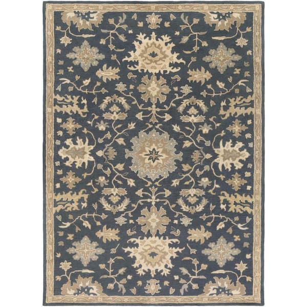 Livabliss Gilgamesh Navy 8 ft. x 11 ft. Indoor Area Rug