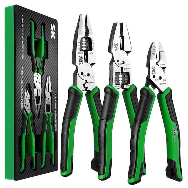 SK01326 Plier Set (3-Piece)