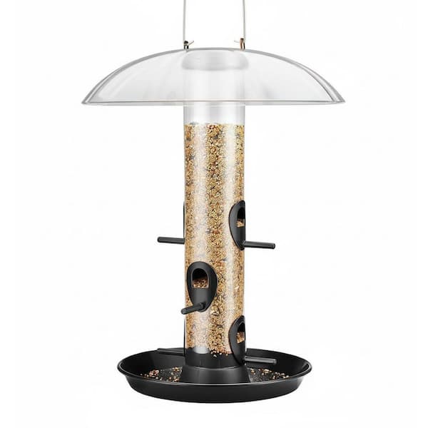 Metal Hanging Bird Seed Feeder for Wild Birds 2 lbs.