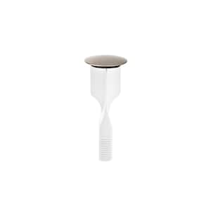 1.5 in. Cap Dia. ClogFREE Universal Magnetic Pop-Up Stopper in Brushed Nickel, Retrofits in Existing Install