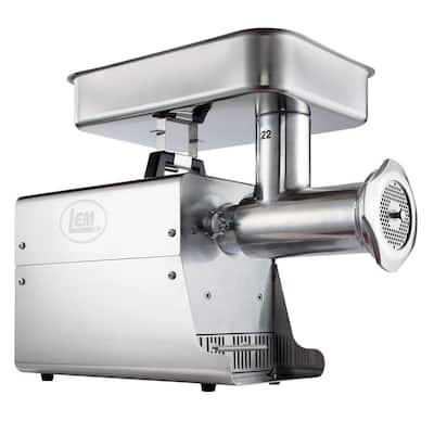 BigBite #22 1.0 HP Stainless Steel Electric Meat Grinder