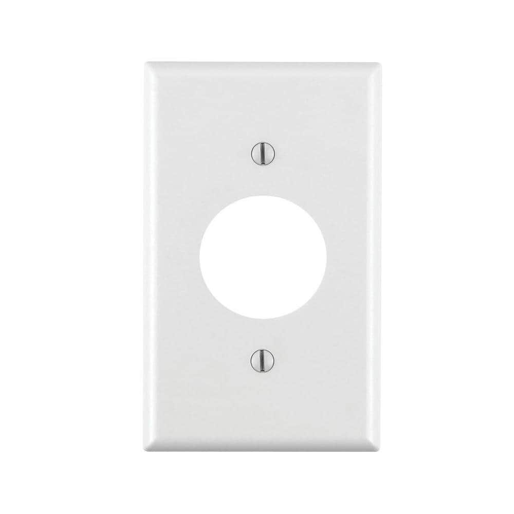 UPC 078477443408 product image for 1-Gang White Single Outlet/Receptacle Plastic Standard Wall Plate (1-Pack) 88004 | upcitemdb.com