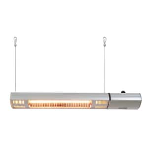 1500-Watt Infrared Wall-Mounted Electric Outdoor Heater with Remote