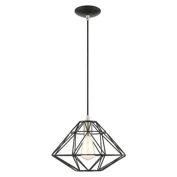 Ashby 1-Light Black Island Pendant