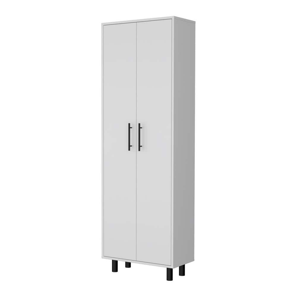 23.62 in. W x 11.81 in. D x 70.87 in. H 2-Door 5-Shelf Kitchen Pantry Cabin