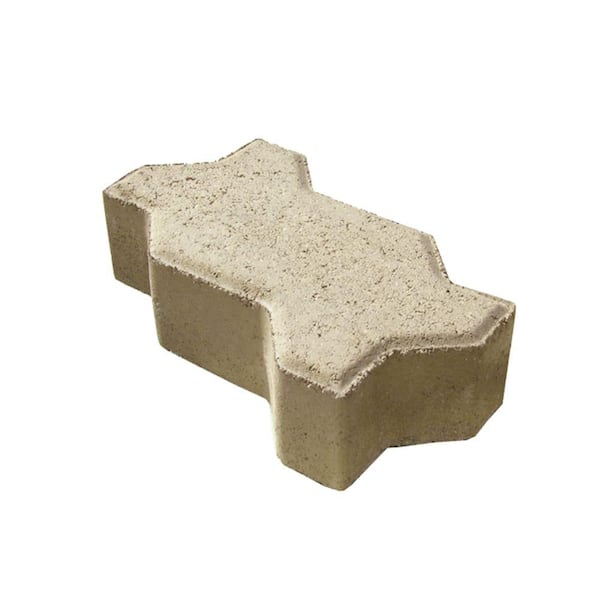 Tileco 4.5 in. x 9 in. 60 mm Concrete Wave Paver