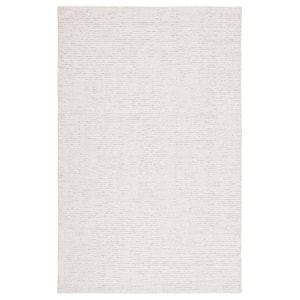 Abstract Ivory/Beige 2 ft. x 4 ft. Speckled Area Rug