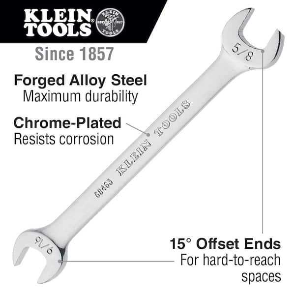 13/16 in., 7/8 in. Ends Open-End Wrench