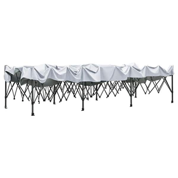 Miscool Avex 10 ft. x 30 ft. White Pop-Up Outdoor Canopy