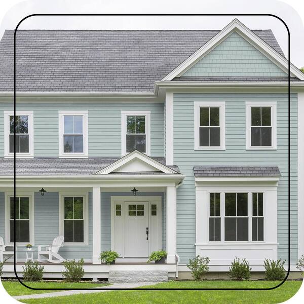 BEHR MARQUEE - 5 gal. Home Decorators Collection #HDC-CT-26 Watery Satin Enamel Exterior Paint & Primer