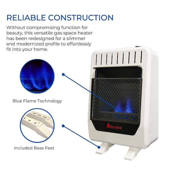 HearthRite Blue Flame Propane Space Heater 10k BTU - Pleasure Land RV  Surplus Store