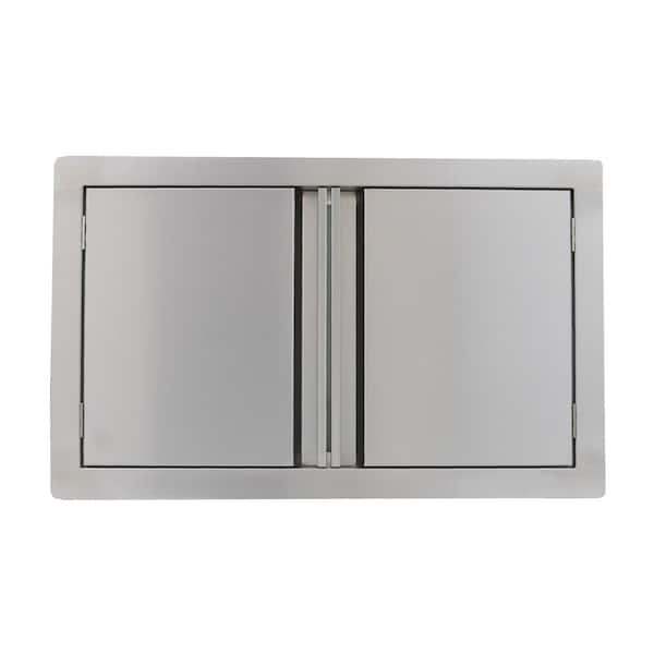 NXR 36 in. Double Access Door for Drop-In Grill