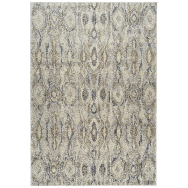 HomeRoots 3 x 5 Gray Moroccan Runner Rug