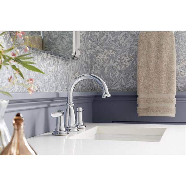 KOHLER Bellera 8 in. Widespread Double-Handle Bathroom Faucet in Oil Rubbed Bronze