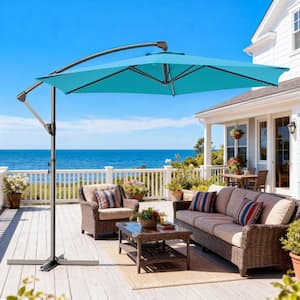 best offset patio umbrella 2018 GRAND Napoli 11 ft Cantilever with 360 Rotation reignite your passion for outdoor dining and brighten your summer nights JOYESERY 10 ft. Octagon Steel