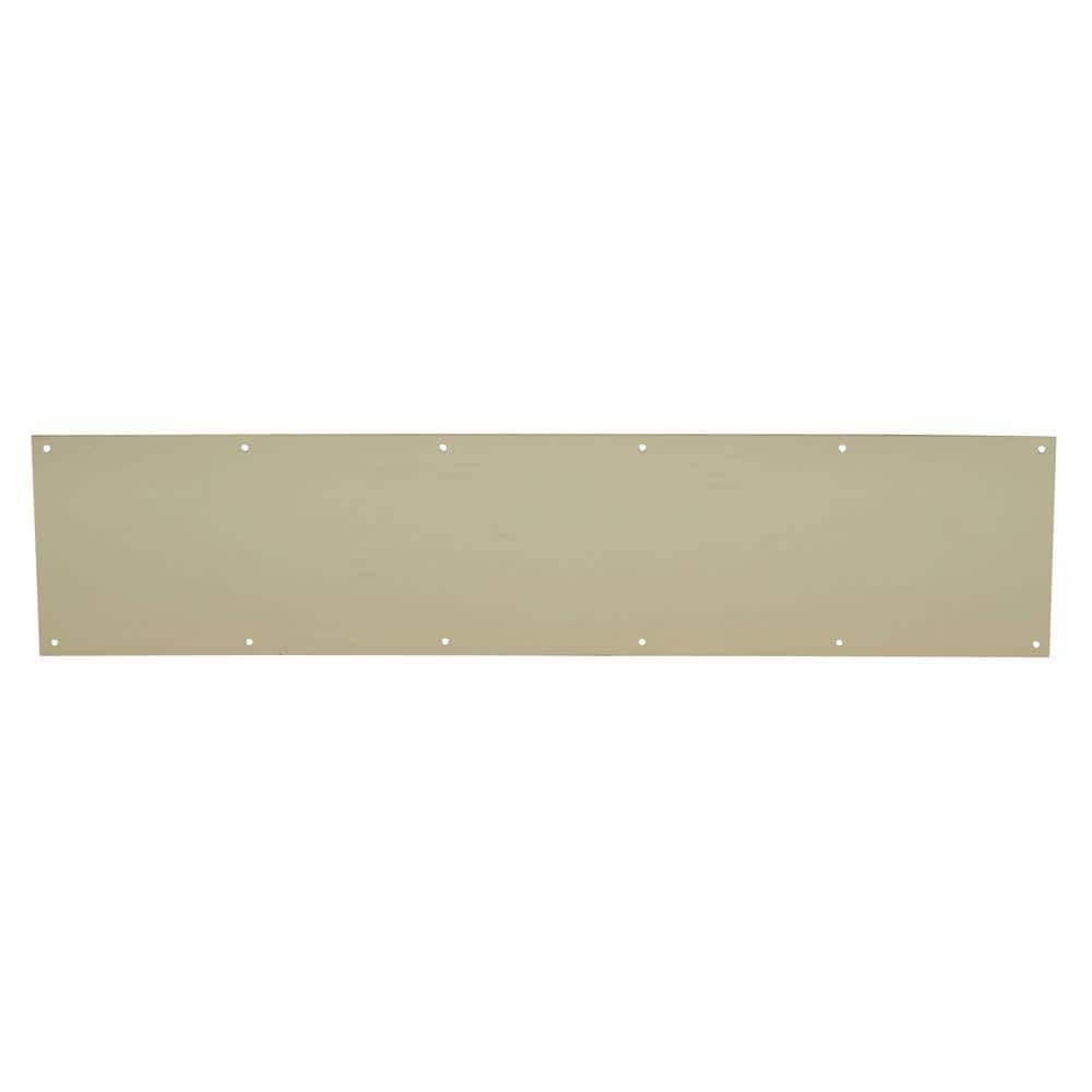 Everbilt X 30 Bright Brass Kick Plate 14285 The Home Depot