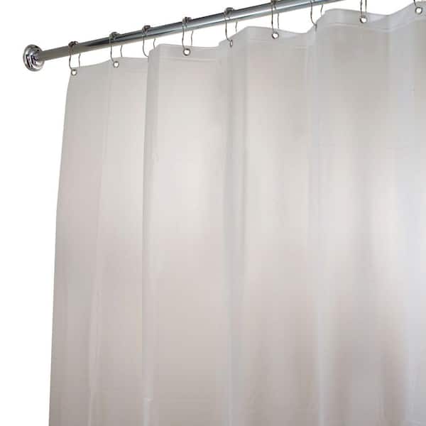 Interdesign Eva Shower Curtain Liner In, Shower Curtain Clear Plastic