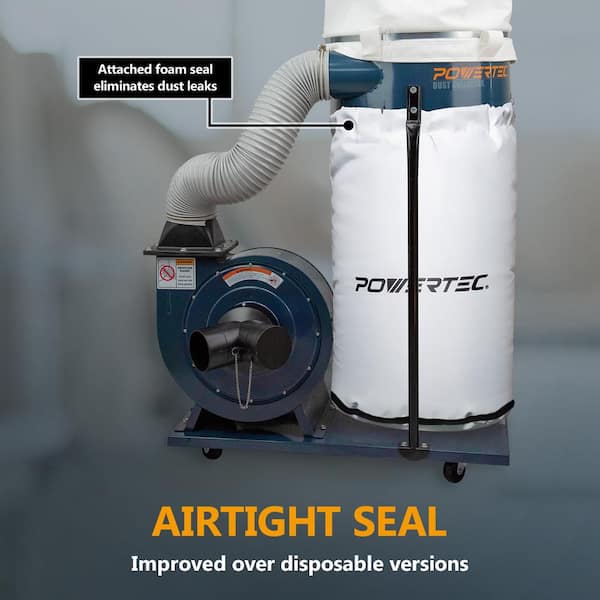 20 in. Dia. x 30 in. Dust Collector Lower Bag with 19-1/8 in. Band Clamp for Dust Collection System