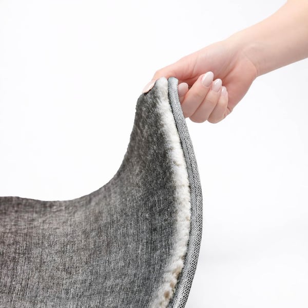 Dream Shag Premium Machine Washable Abstract ADS587 Gray 9 ft. x 12 ft. Area Rug