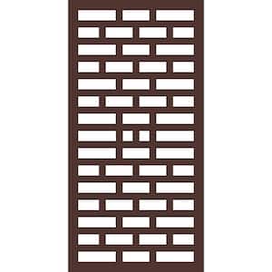 5/16 in. x 24 in. x 48 in. Mahjong Modular Decorative Hardwood Composite Fence Panel