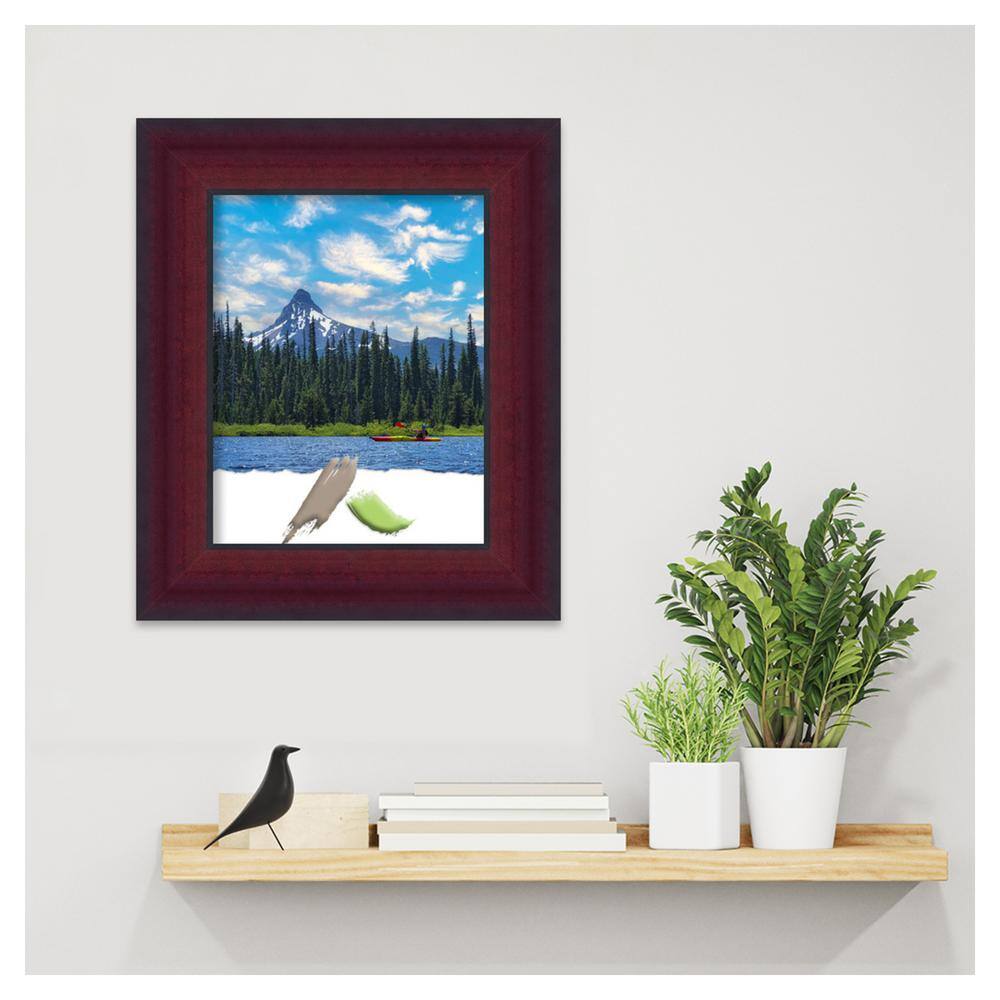 Classic Black and Cherry Wood 11x14 Wall Picture Frame
