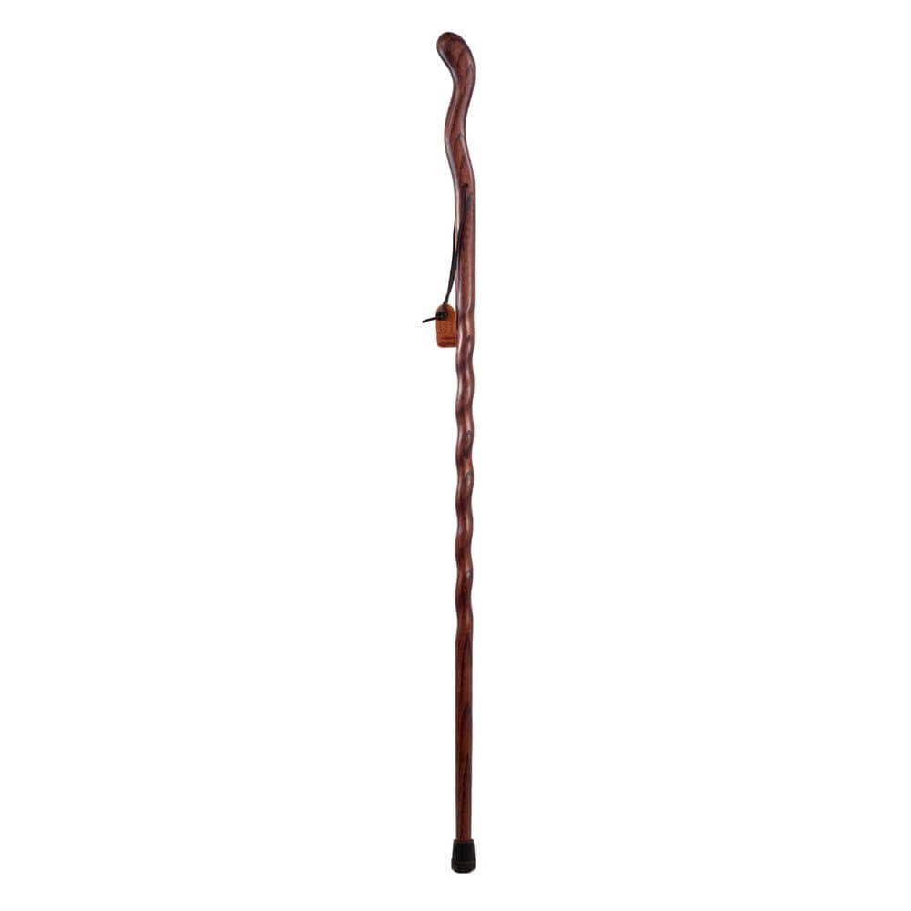 20th Century Walking Stick With Clock Handle and Wood Cane