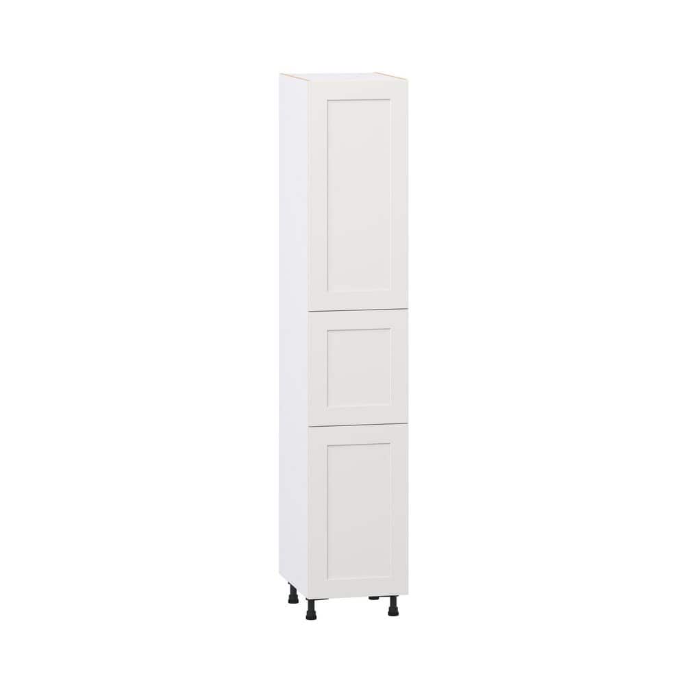 Roseland 18 in. W x 24 in. D x 94.5 in. H Assembled Shaker Pantry Kitchen Cabinet in Warm White price history on PriceWatchPro