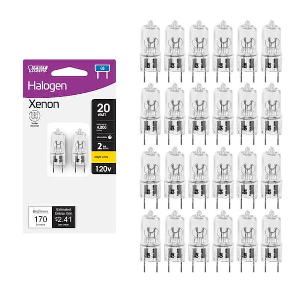 Feit Electric 20-Watt Bright White (2700K) T4 G8 Bi-Pin Base