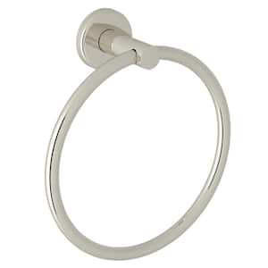 Lombardia Towel Ring in Polished Nickel