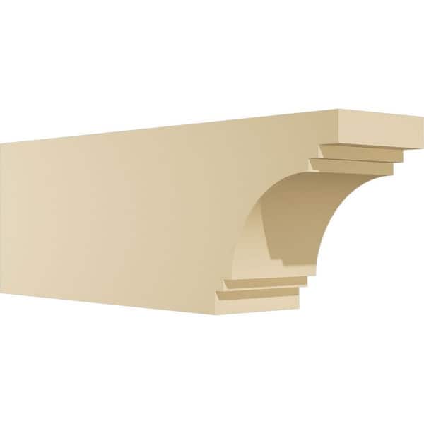 Ekena Millwork Standard Pescadero 5 in. W x 8 in. H x 24 in. D Signature Urethane Rafter Tail Outlooker