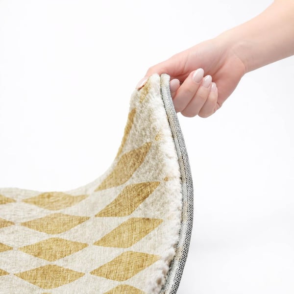 DREAM RUSH OGOTO 90 A-G ゴールド Addison Rugs Dream Shag Premium Machine Washable Abstract ADS578