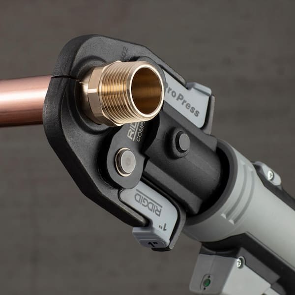 Viega ProPress 1 in. Press x 1 in. MPT Zero-Lead Bronze Adapter